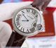 Replica V6 Cartier Balloon Blue Diamond Bezel White Face Watch Brown Leather Strap (3)_th.JPG